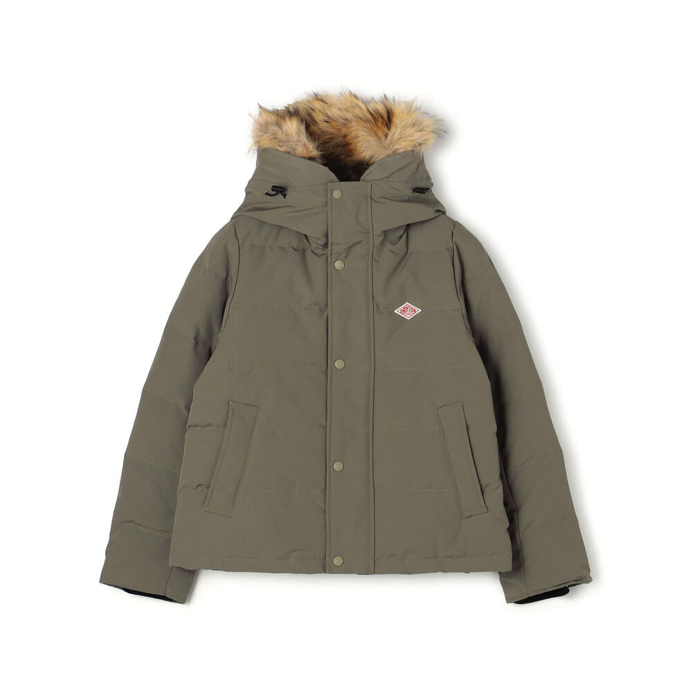 DANTON WOMEN'S FAUX FUR HOODED DOWN JACKET