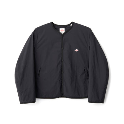 DANTON WOMEN'S NYLON TUSSER COLLARLESS JACKET