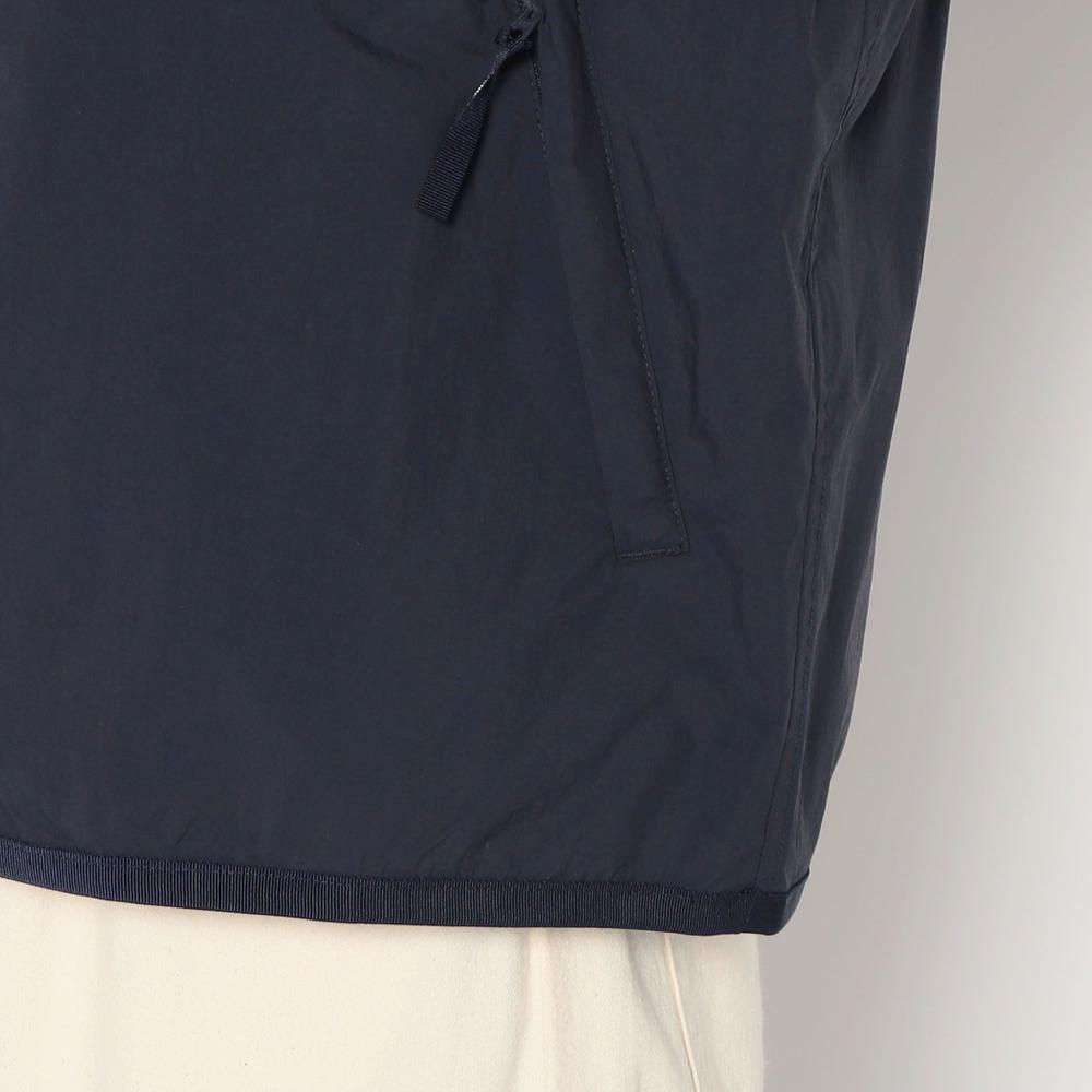 WOMEN'S NYLON TUSSER COLLARLESS JACKET