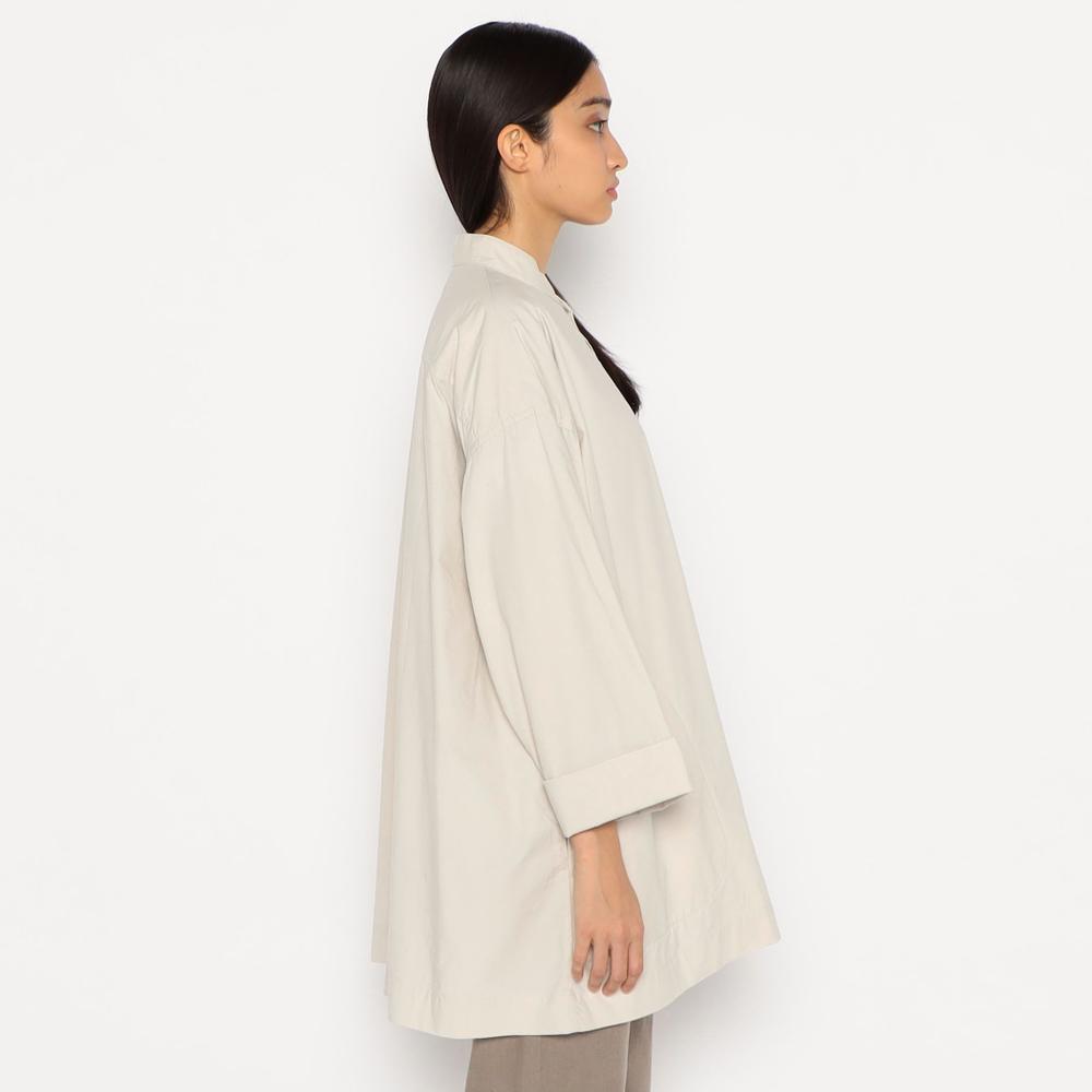 WOMEN'S COTTON WEATHER STAND UP COLLAR LONG JACKET