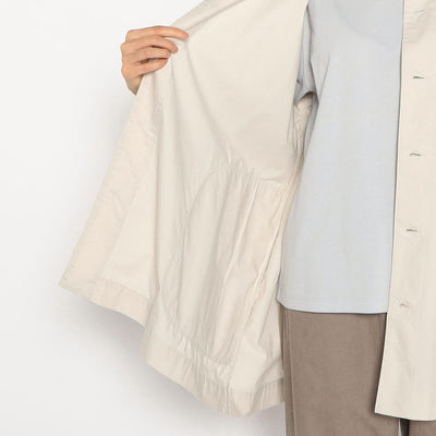 WOMEN'S COTTON WEATHER STAND UP COLLAR LONG JACKET