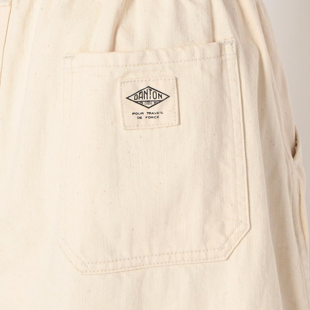 WOMEN'S COTTON TWILL WIDE SKIRT