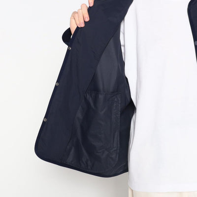MEN'S NYLON TUSSER COLLARLESS JACKET