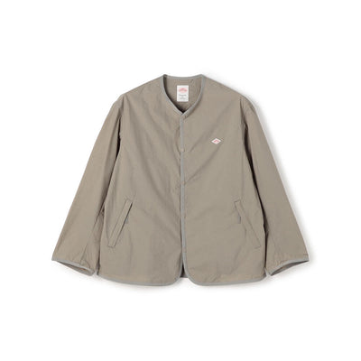 MEN'S NYLON TUSSER COLLARLESS JACKET
