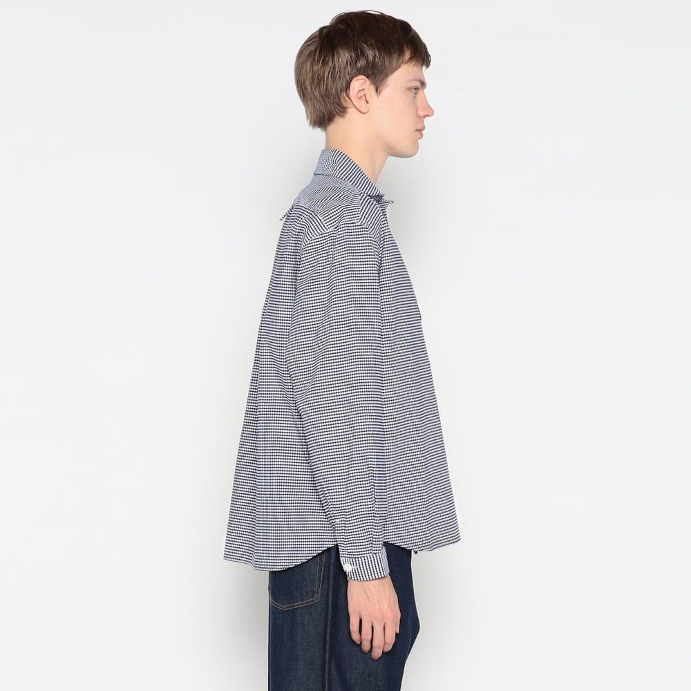 MEN'S OXFORD ROUND COLLAR PULLOVER SHIRT L/S