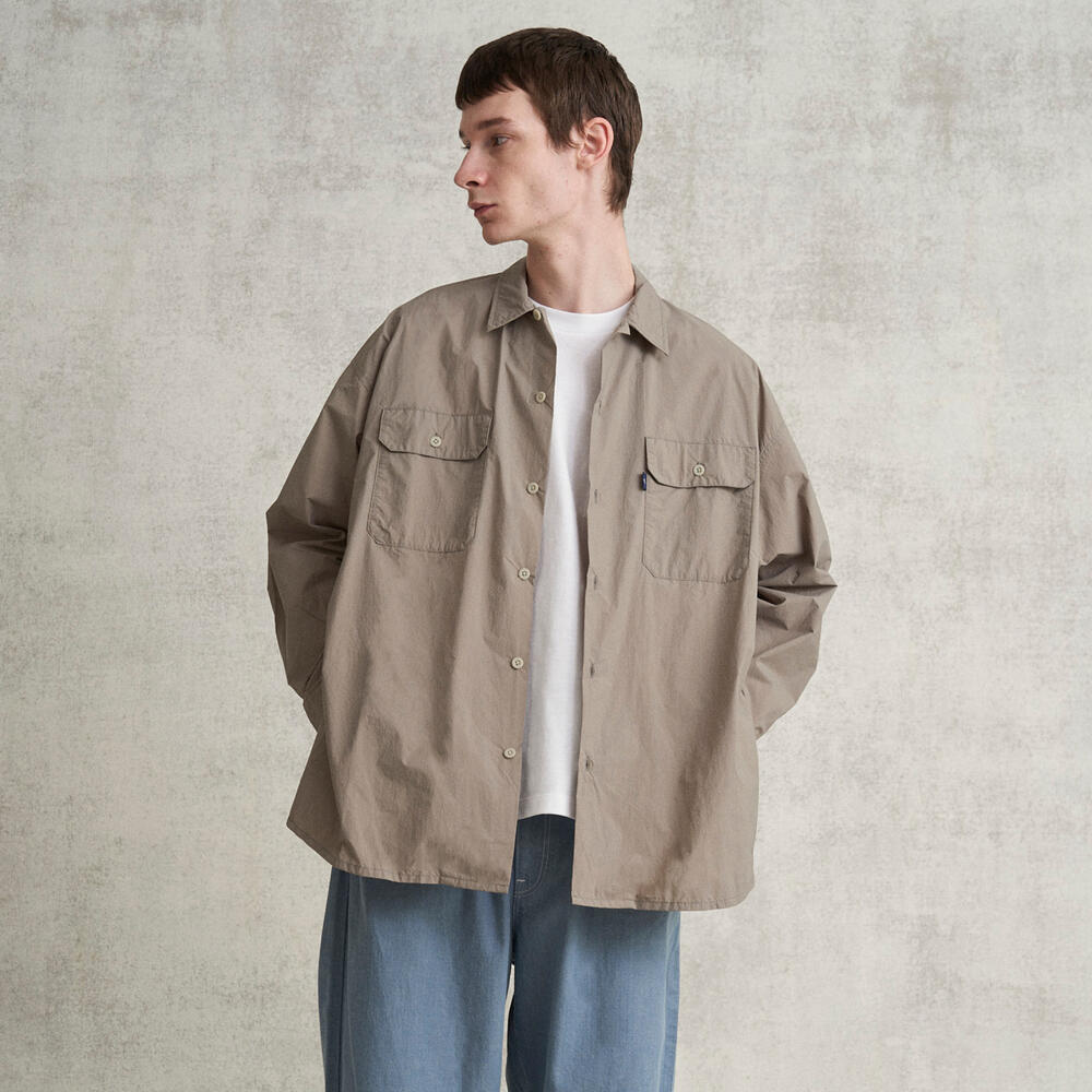 MEN'S NYLON TUSSER SHIRT JACKET