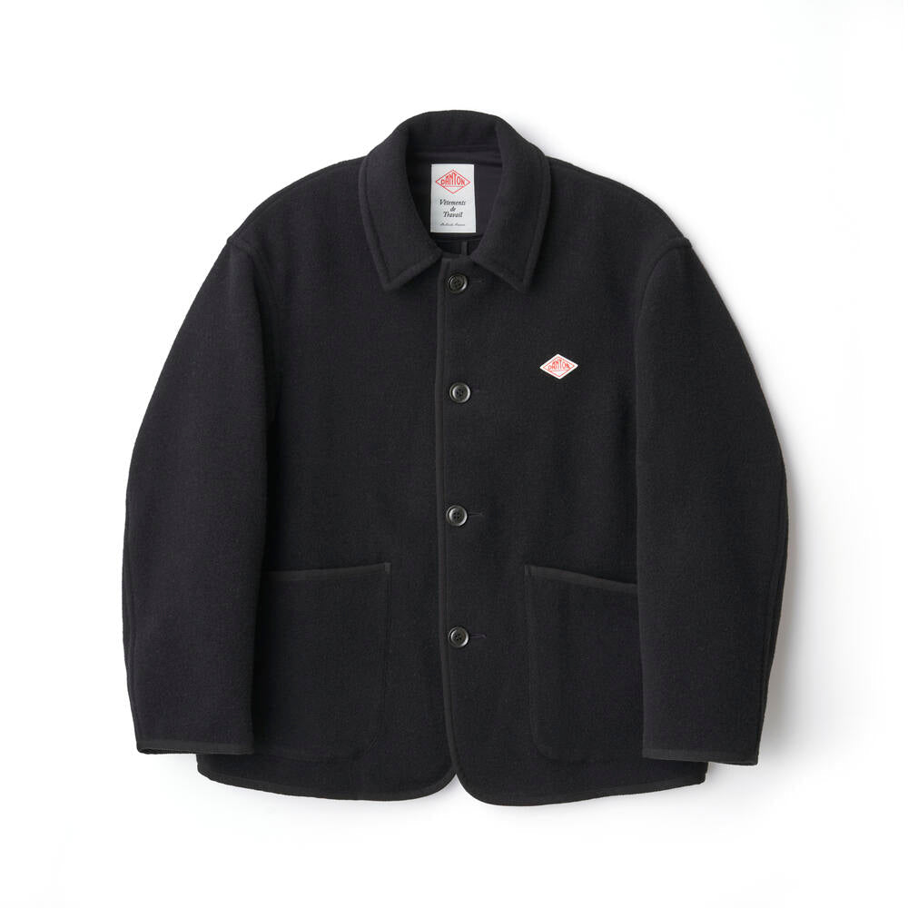 DANTON MEN'S WOOL LIGHT PILE COVERALLS JACKET